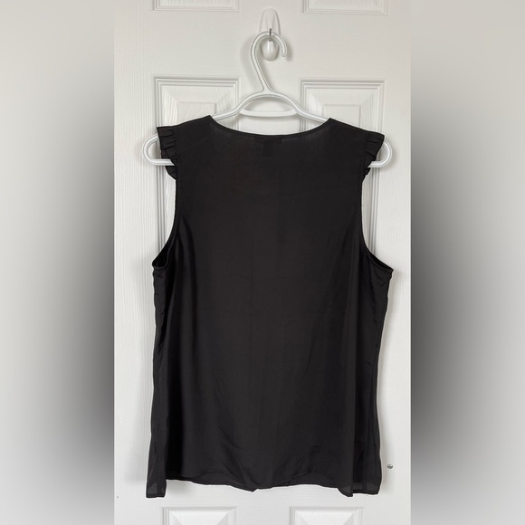 NWT Jacob Sleeveless Blouse with Ruffle Accent - Picture 4 of 5